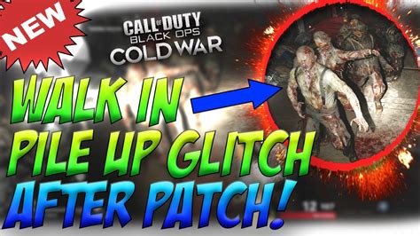 NEW EASY WALK IN SOLO PILE UP GLITCH IN BLACK OPS COLD WAR ZOMBIES