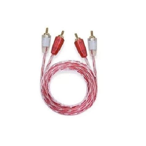 Cabo Coaxial Rca Cristal Mxt Automotivo Metro