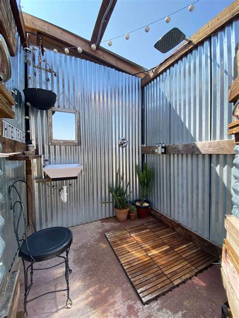 Outdoor Shower At The Buzzard S Roost Terlingua Texas Outdoor Bathtub