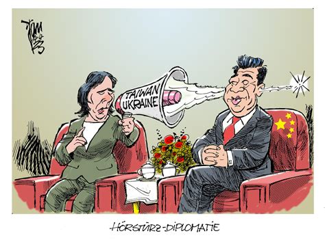 Baerbock In China Archives Janson Karikatur