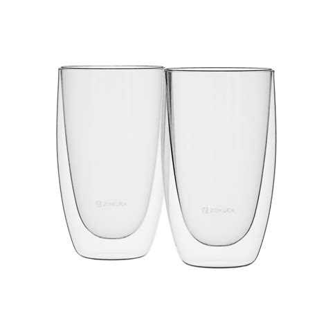 Set Van 2 Glazen Dubbelwandig 350 Ml Zokura KitchenShop