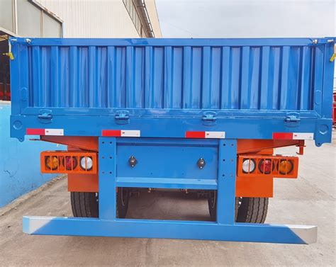 3axle Side Wall Fencecargo Trailer For Sale 40FT Widely Used Dropside 3