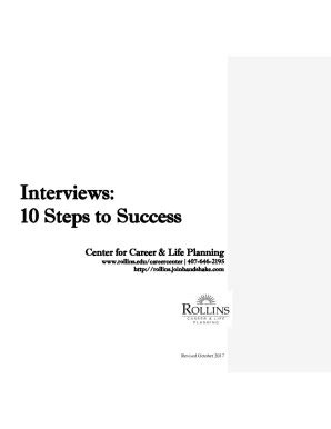 Fillable Online Behavioral Job Interviews 10 Steps To Success Fax