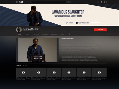 Dribbble - dark_template_youtube.png by Vladimir Stupar