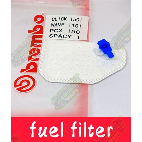 Fuel Filter For Honda Click 150i Pcx 150 Wave 110i Original Brembo Mrs Mabenta Shopee Philippines