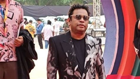 Iffi 2024 Ar Rahman Looks Distressed As He Makes His First Appearance