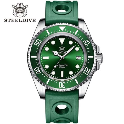 Steeldive Sd Para Hombre Reloj De Buceo Resistente Al Agua M