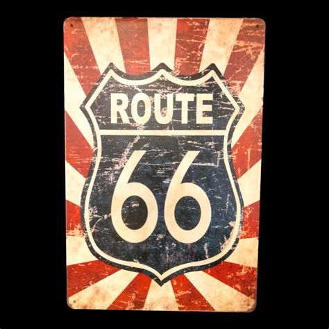 Route 66 Sign / Americana Signs / Route 66 Signs / Garage Sign