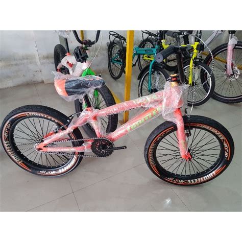 Jual Sepeda Bmx Inch Limitless Ban Jumbo Warna Orange