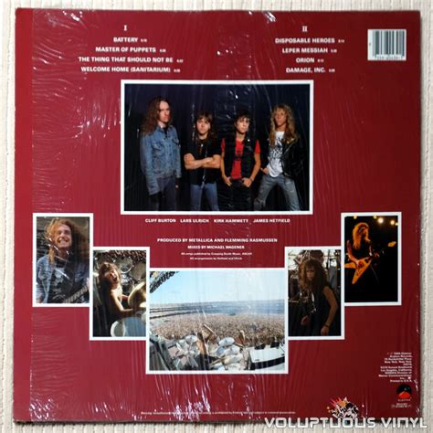 Metallica – Master Of Puppets (1986) Vinyl, LP, Album – Voluptuous ...