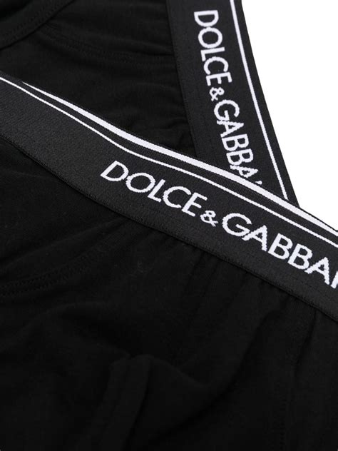 Dolce Gabbana Cueca Logo No C S Preto Farfetch Br