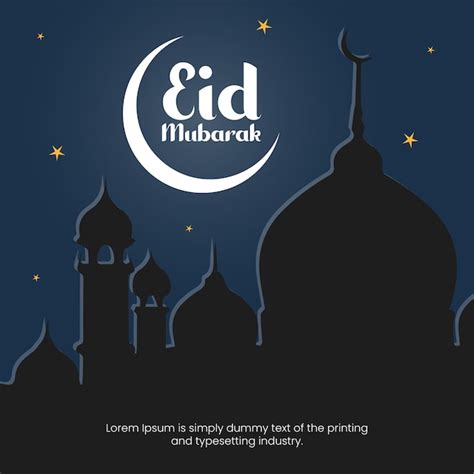 Premium Vector Eid Mubarak And Ramadan Karim Social Media Banner