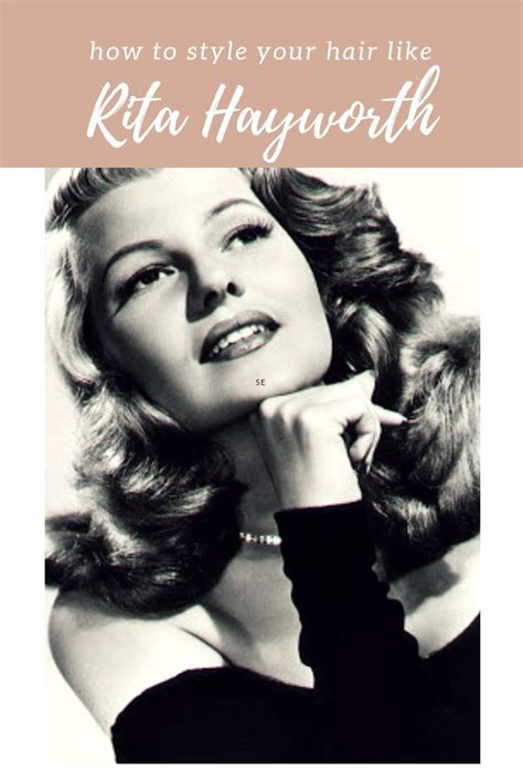 Glamorous Vintage Waves: Get the Rita Hayworth Pin Curl Look