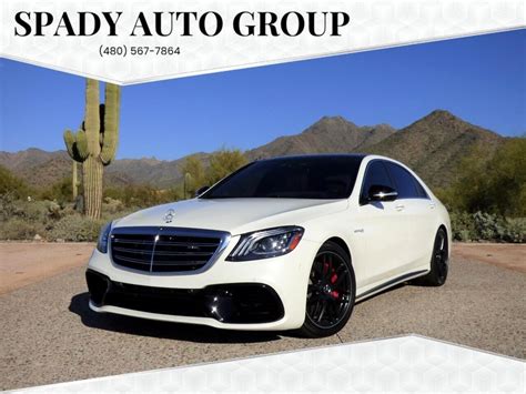 2020 Mercedes Benz S Class S63 Amg 4matic 19453 Miles White Sedan 5 5l V8 Dohc 3 Used Mercedes