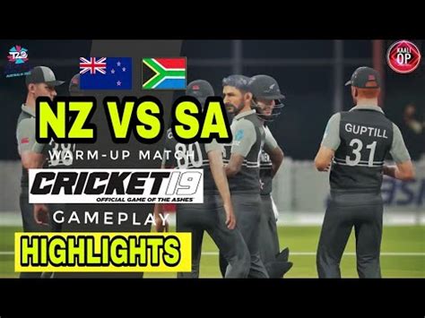 CRICKET 19 NEW ZEALAND VS SOUTH AFRICA WARM UP MATCH T20 WC 2022