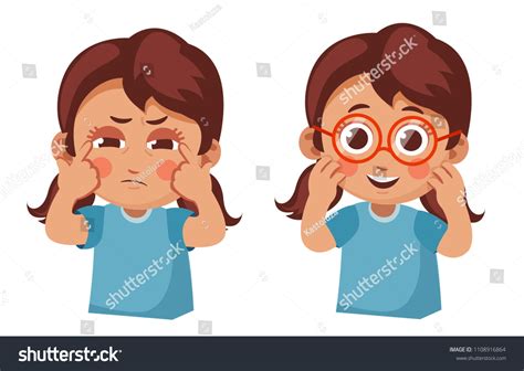 774 Kid Poor Eyesight Images Stock Photos And Vectors Shutterstock