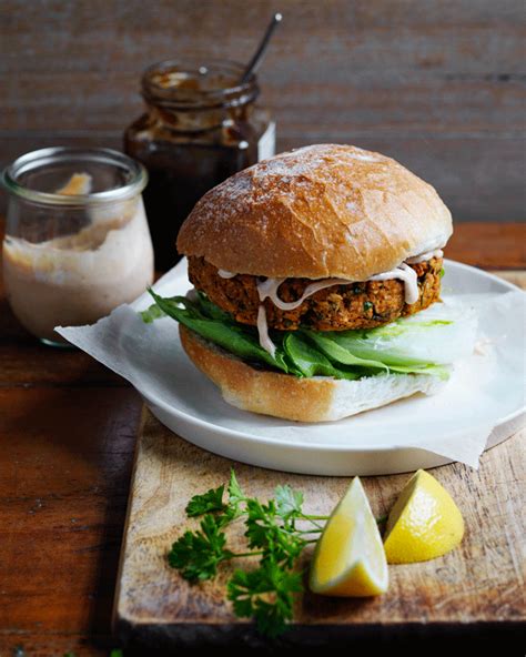 Sweet Potato Chickpea Burgers Recipe