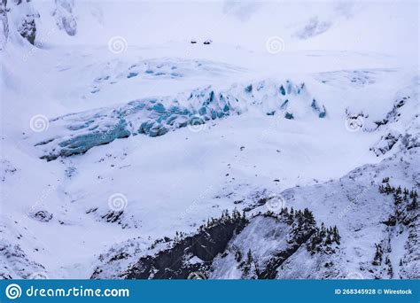 Landscape of Large Glacier on Resurrection Bay in Seward Alaska in ...