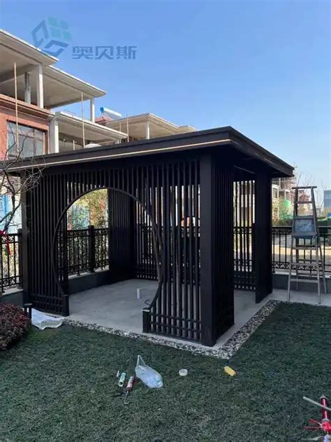 Aluminum Pergola Pavilion Garden Decorations Newest Metal Aluminium X