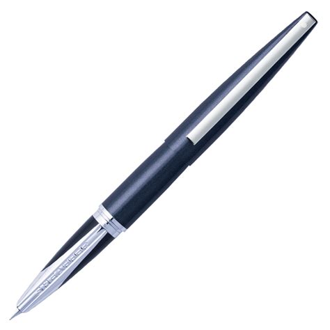 Sheaffer Taranis Diamond Dust Blue Chrome Trim Fountain Pen Medium