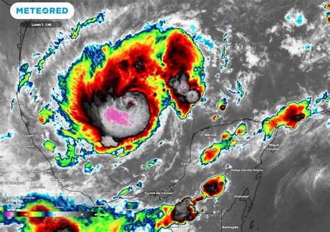 Hurac N Milton Se Dirige Peligrosamente A La Pen Nsula De Yucat N