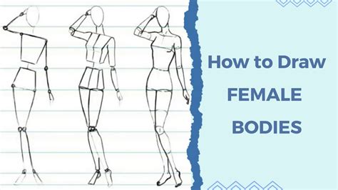 How To Draw Female Bodies Step By Step Drawing Female Figure For