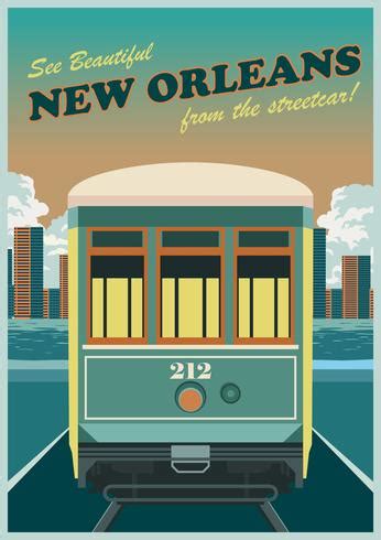 New Orleans City Streetcar 193980 Vector Art at Vecteezy