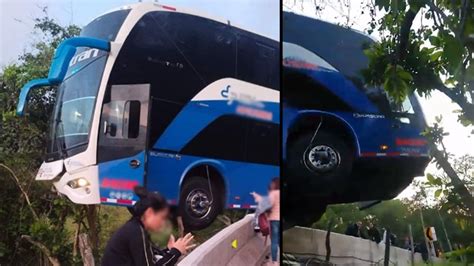 Bus Estuvo A Un Pelo De Caer Por Un Abismo En Cundinamarca