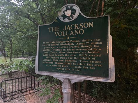 Did You Know Jackson Lies Atop A Volcano Our Mississippi Home