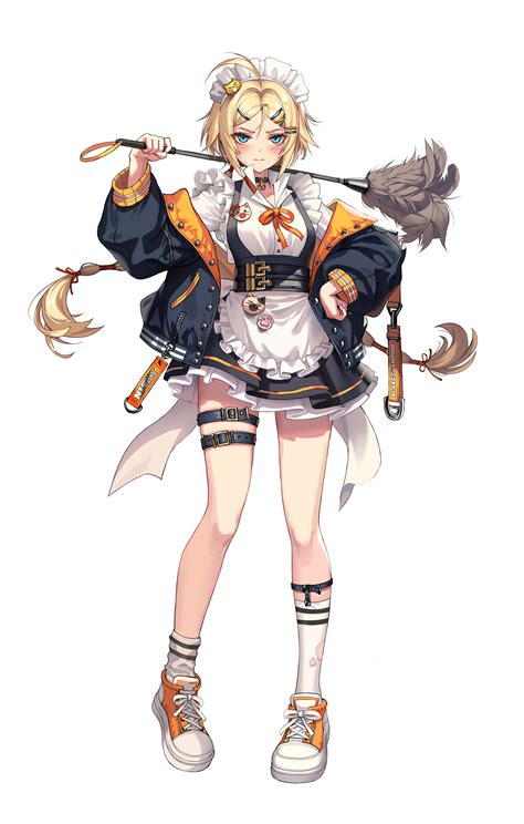 Safebooru 1girl Absurdres Ahoge Artist Request Asymmetrical Legwear Bell Black Survival Blonde