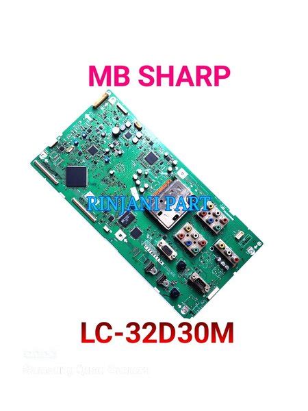 Jual Mainboard Tv Lcd Sharp Lc D M Mb Lc D M Di Lapak Rinjani