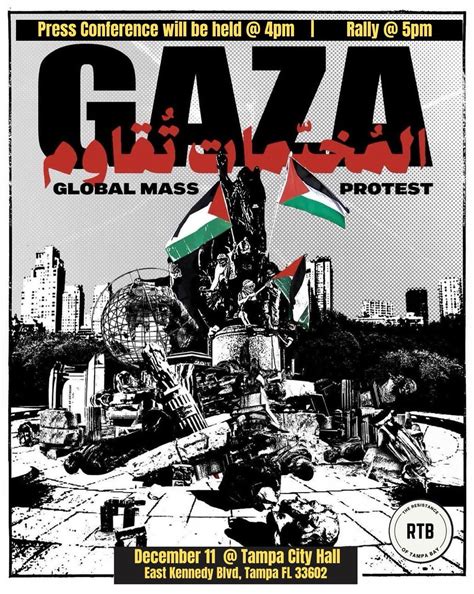 TODAY: CAIR-FL, Civic Groups, Clergy, Businesses to Join Gaza Global