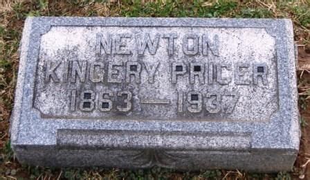 Newton Kingery Pricer 1863 1937 Find A Grave Memorial Grave