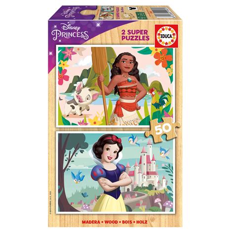 Disney Vaiana And Snow White Houten Puzzel Nu Voor 12 95