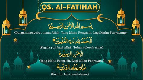 Al Quran Surat Al Fatihah Dan Artinya Beserta Terjemahan Al Quran Its