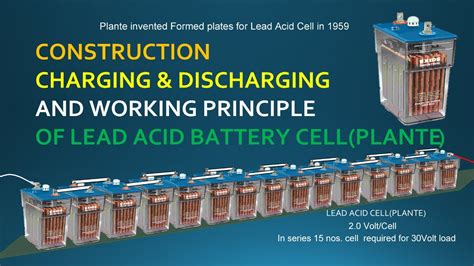 Discharging And Charging Of Lead Acid Battery Construction And Working