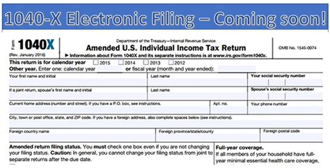 Busting The Tax Audit Blues: A Step-By-Step Guide To Filing Form 1040X