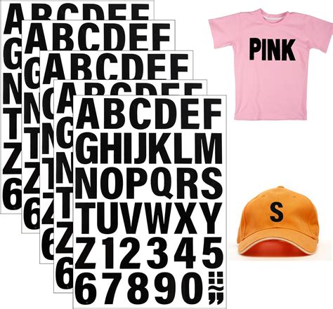 5 Sheets 215 Pieces Iron On Letters And Numbers For Clothing 2 Inch Iron On Vinyl Letters Heat