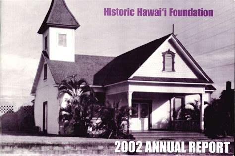 2002 – Historic Hawaii Foundation