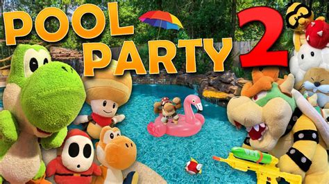 Yoshi S Pool Party Mario Plush Adventures Youtube