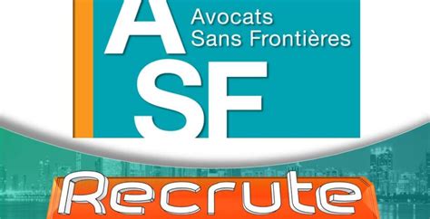 Avocats Sans Fronti Res En Tunisie Asf Recrute Actualit S Offres