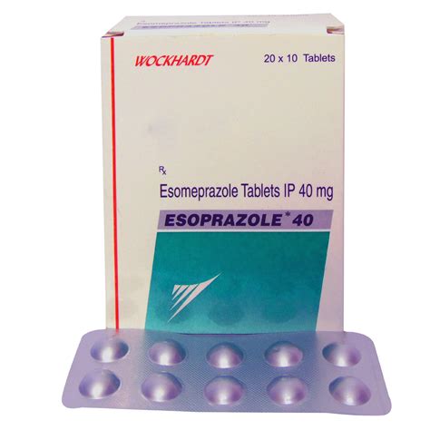 Esoprazole 40mg Tablet Price Uses Side Effects Composition Apollo