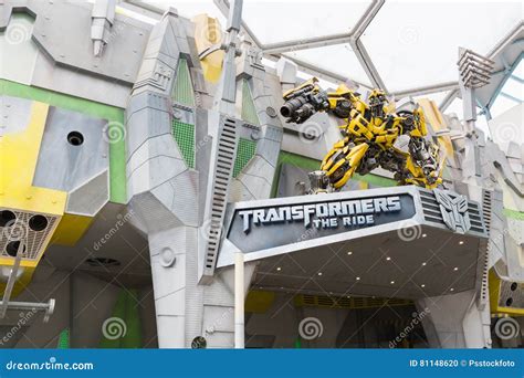 Transformers The Ride Editorial Image Image Of Autobot 81148620