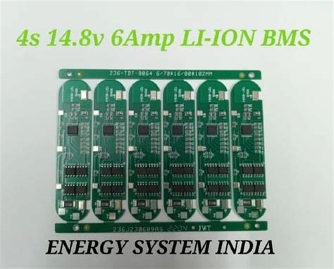 BMS Board - 4s 14.8v 6Amp LI-ION BMS Manufacturer from New Delhi