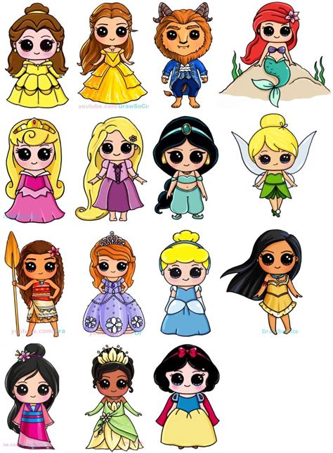 Dibujos Princesas Kawaii Disney Princess Cartoons Princess Cartoon ...