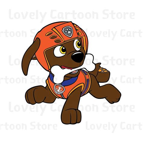 Paw Patrol Zuma Svg Eps Dxf And Png Formats 6 Cliparts Etsy