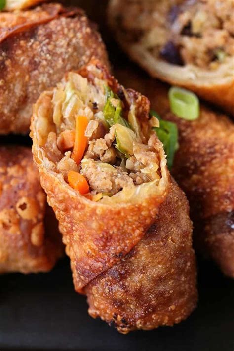 Pork Egg Rolls How To Make Homemade Egg Rolls Mantitlement Pork Egg Roll Recipes Egg Roll