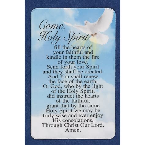 Printable Holy Spirit Prayer