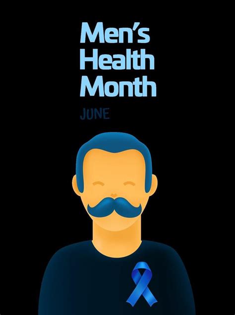 Mens Health Month Celebrated Every June 2403726 Vector Art At Vecteezy