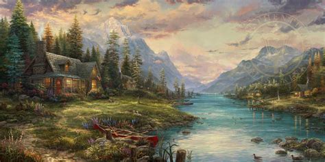 Paintings Of Rivers Thomas Kinkade Carmel Monterey